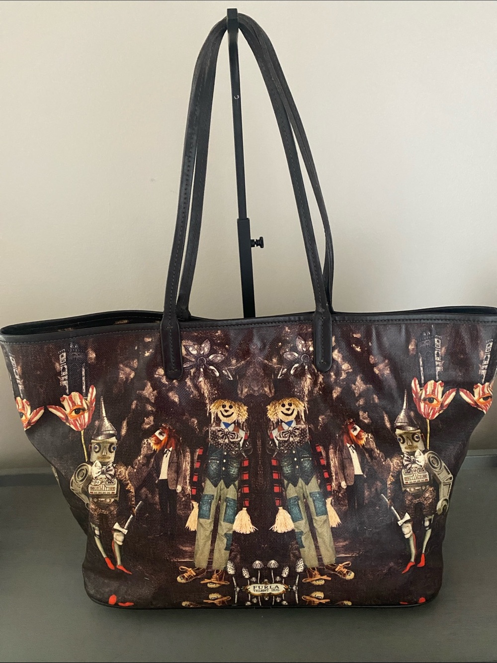 Furla Talent Hub Tote Nag with Limited Edition “Wizard of Oz” Print